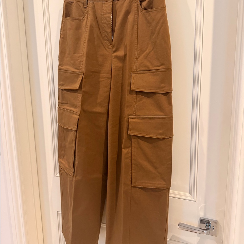 A.L.C. Wide Leg Cargo Pants in Brown - Picture 6 of 6